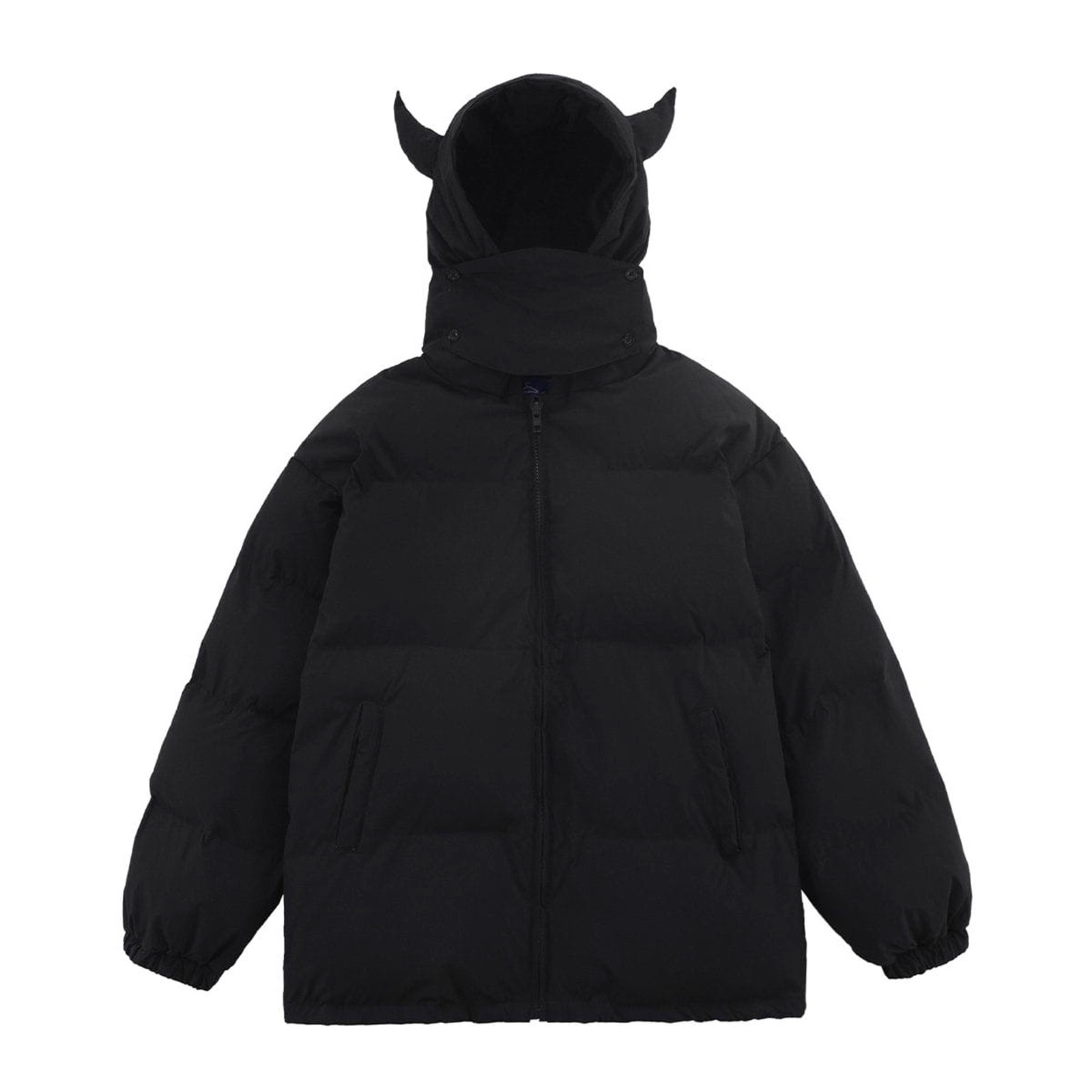 Hooded padded jacket for couples