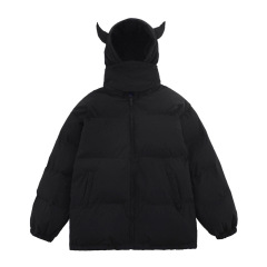 Hooded padded jacket for couples