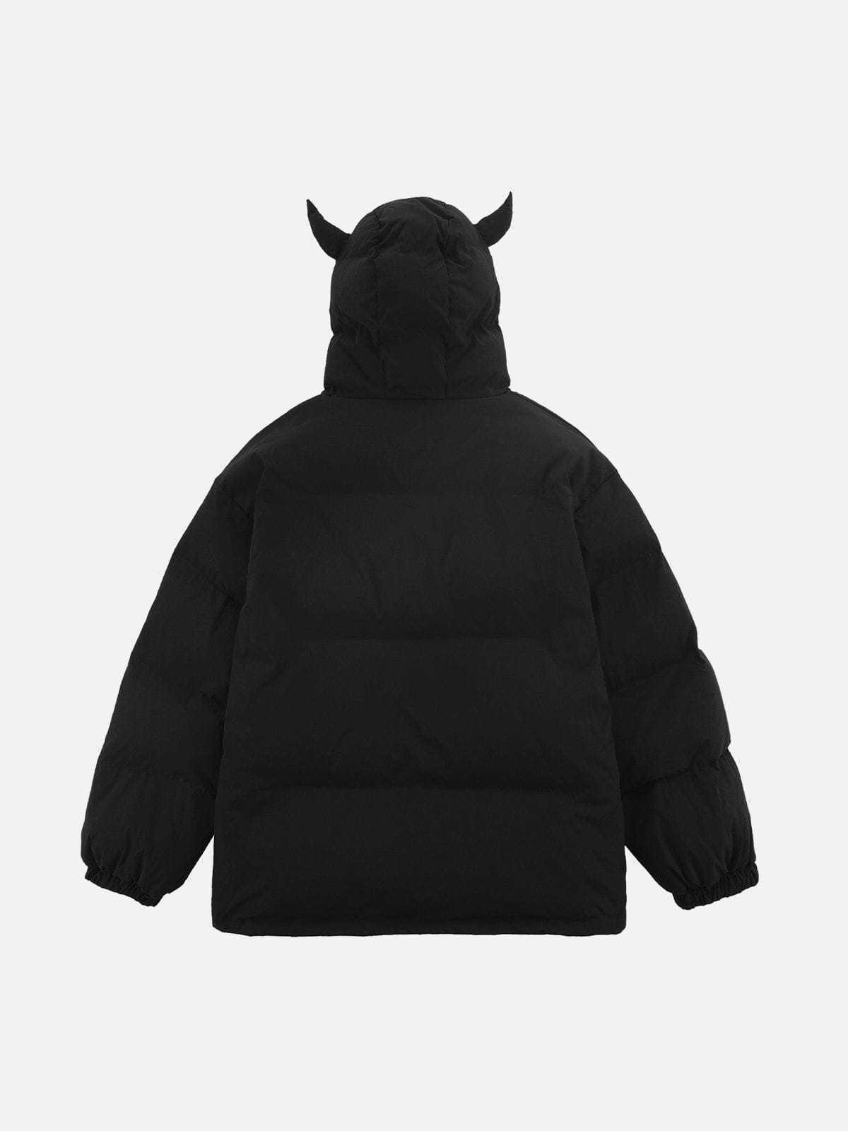Hooded padded jacket for couples