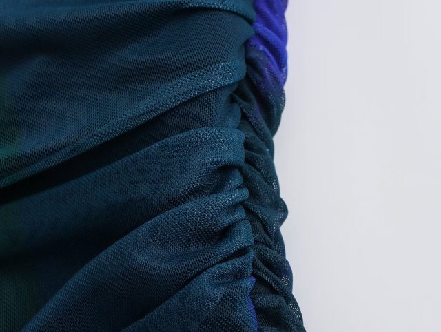 Halter dress Mesh skirt