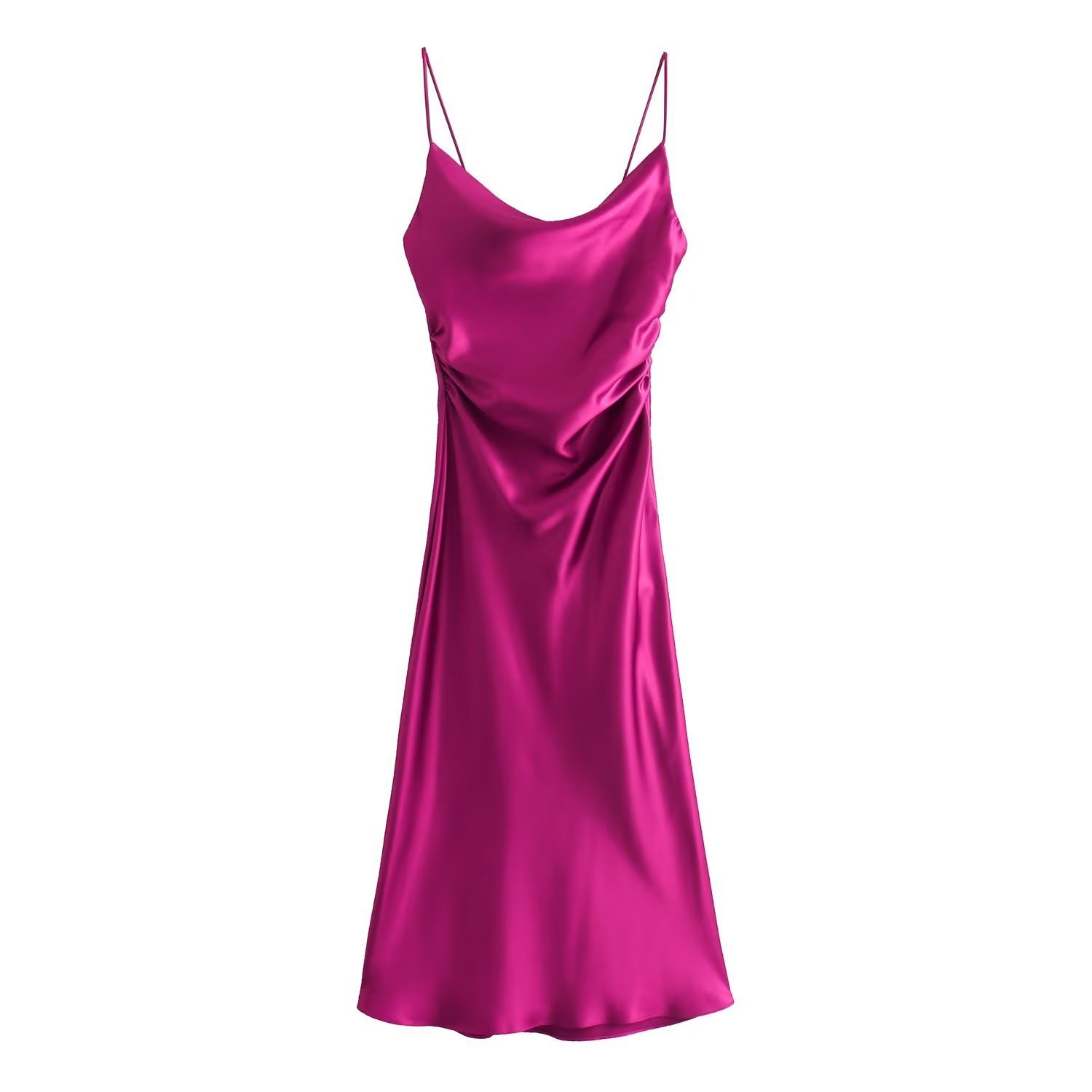 Satin dress slip dress evening dress