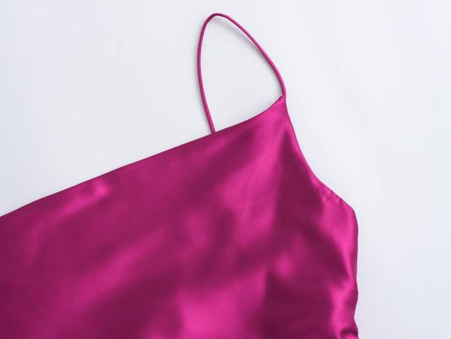 Satin dress slip dress evening dress