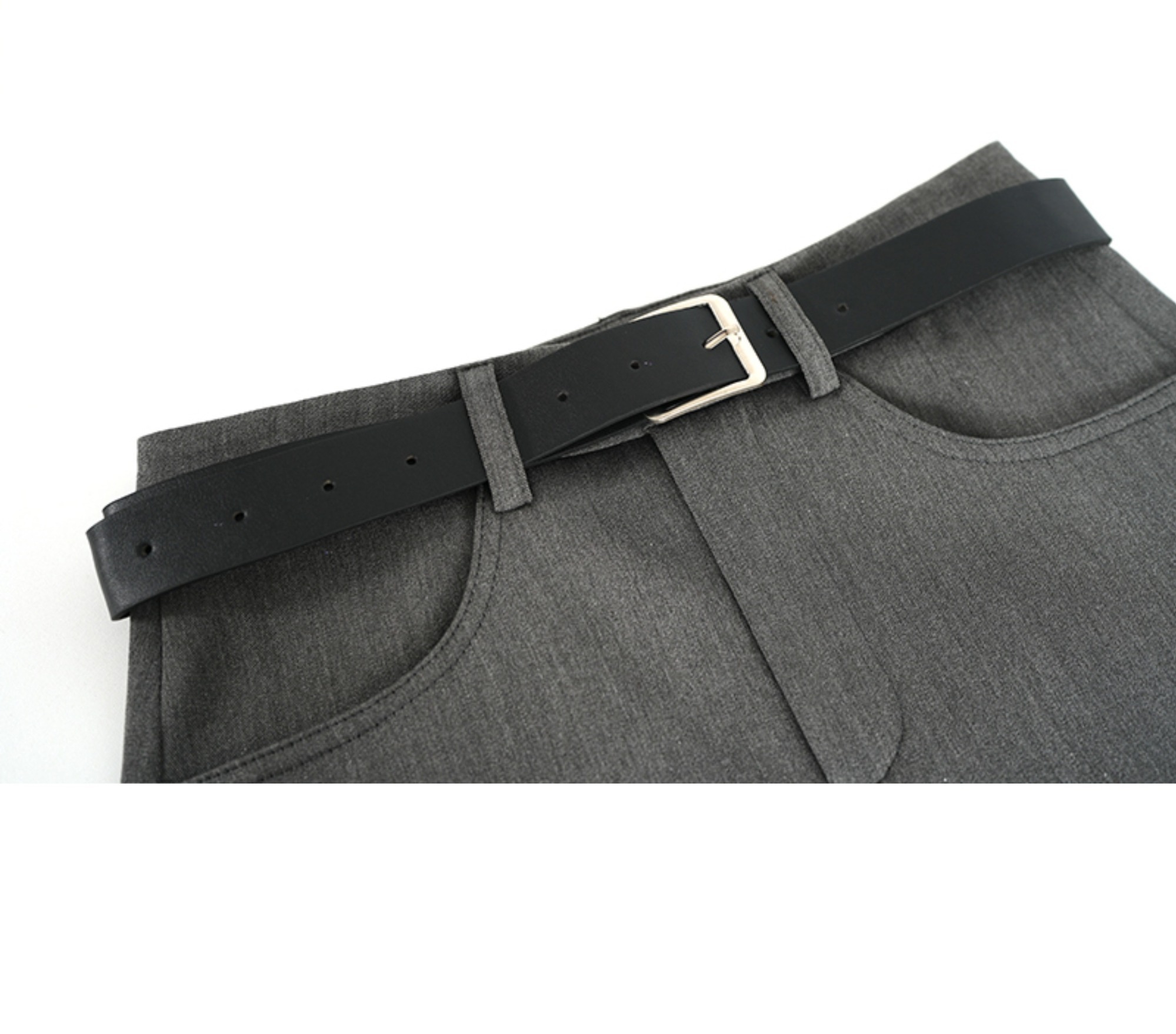 Preppy suit skirt with hip skirt