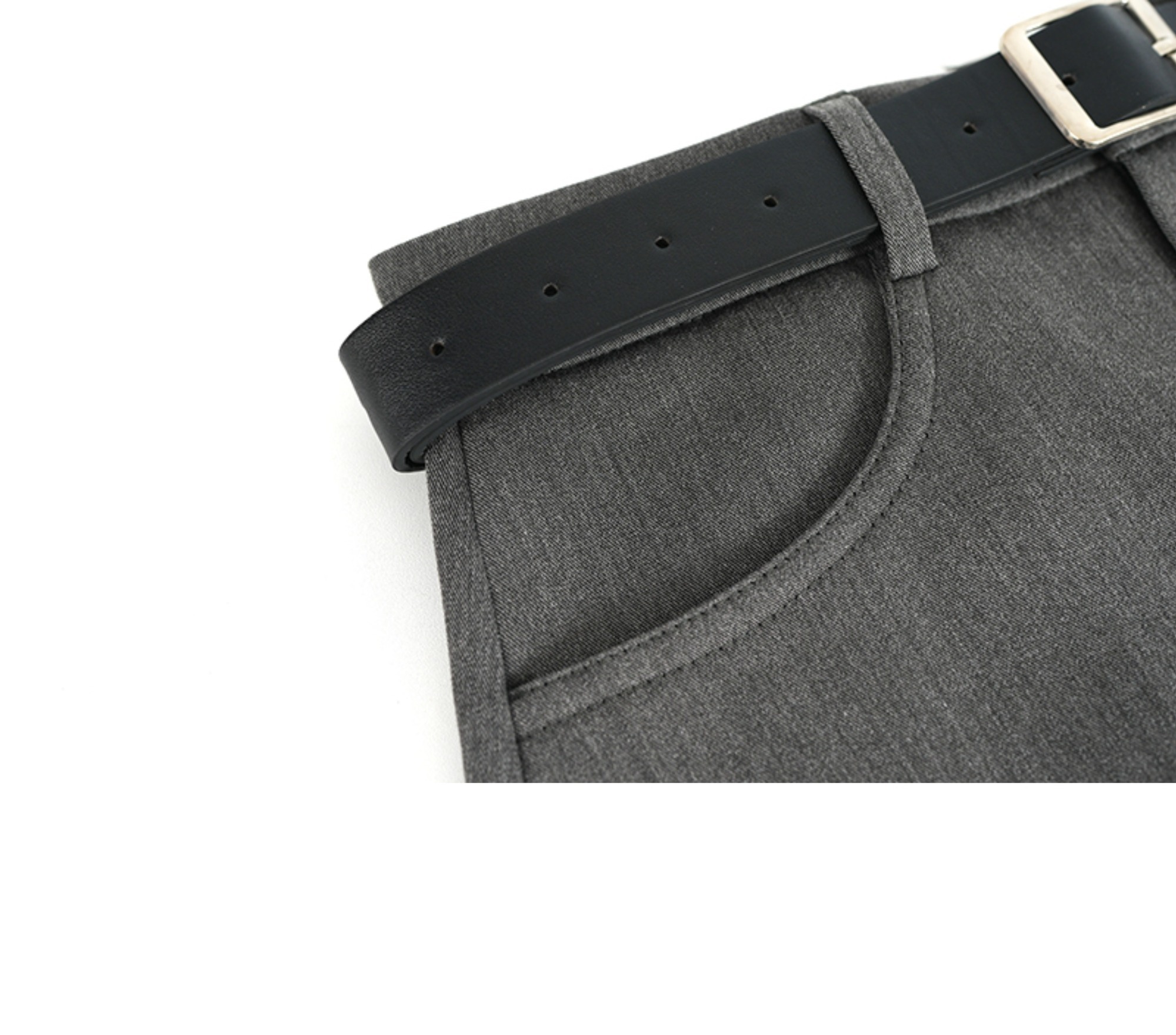 Preppy suit skirt with hip skirt