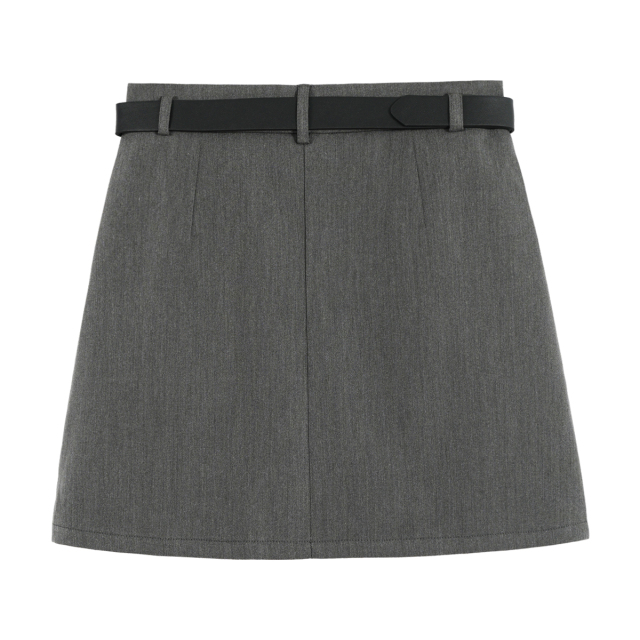 Preppy suit skirt with hip skirt