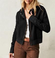 Hoodie short knit
