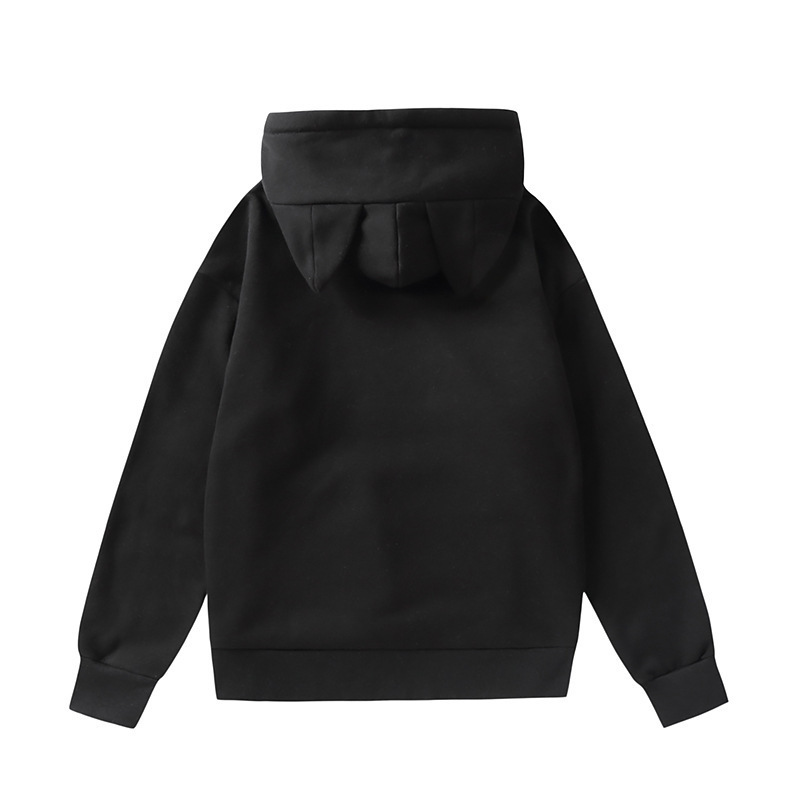 Casual hooded plush hoodie