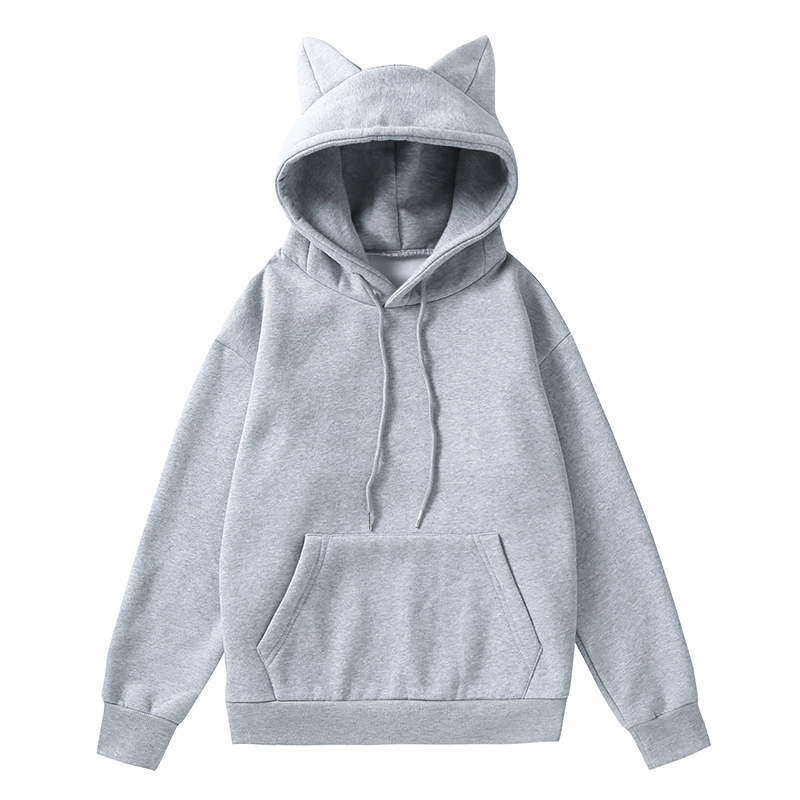 Casual hooded plush hoodie