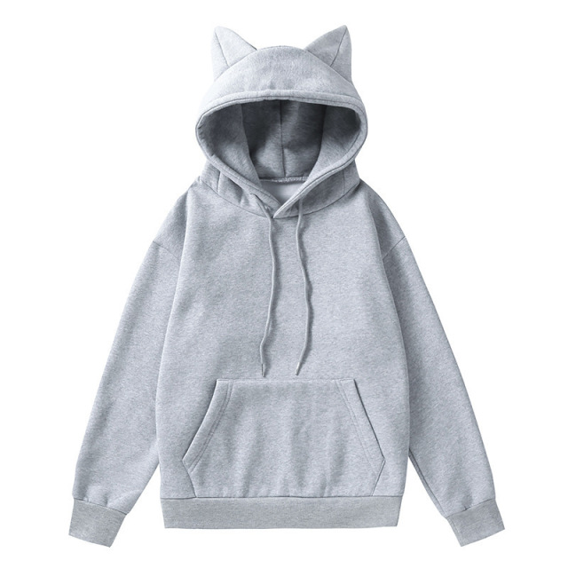 Casual hooded plush hoodie