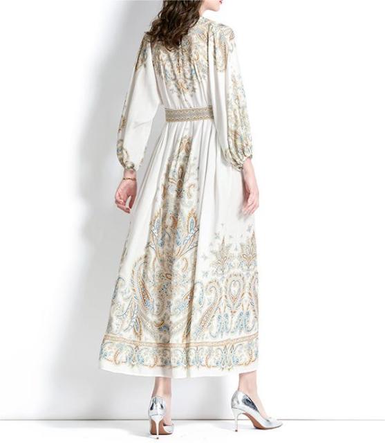 Printed long dress
