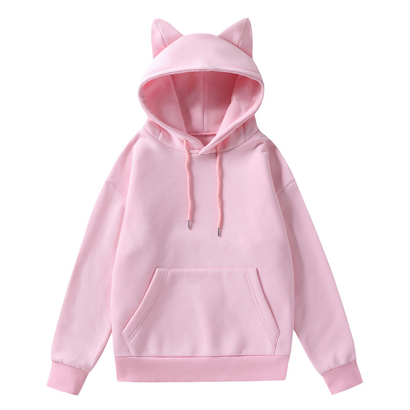 Casual hooded plush hoodie