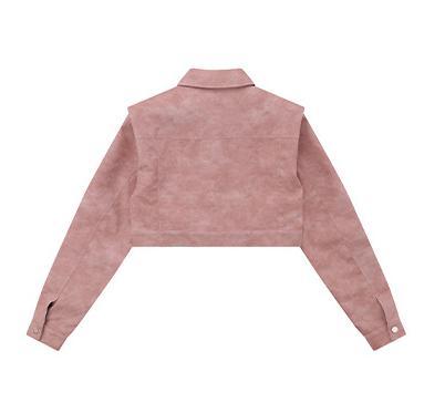 Leather short jacket jacket for women