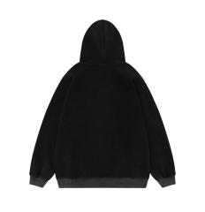 Stars hooded couple coat hoodie