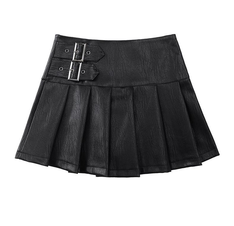 Vintage fashion pleated skirt