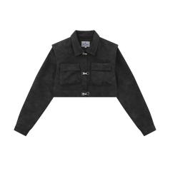 Leather short jacket jacket for women