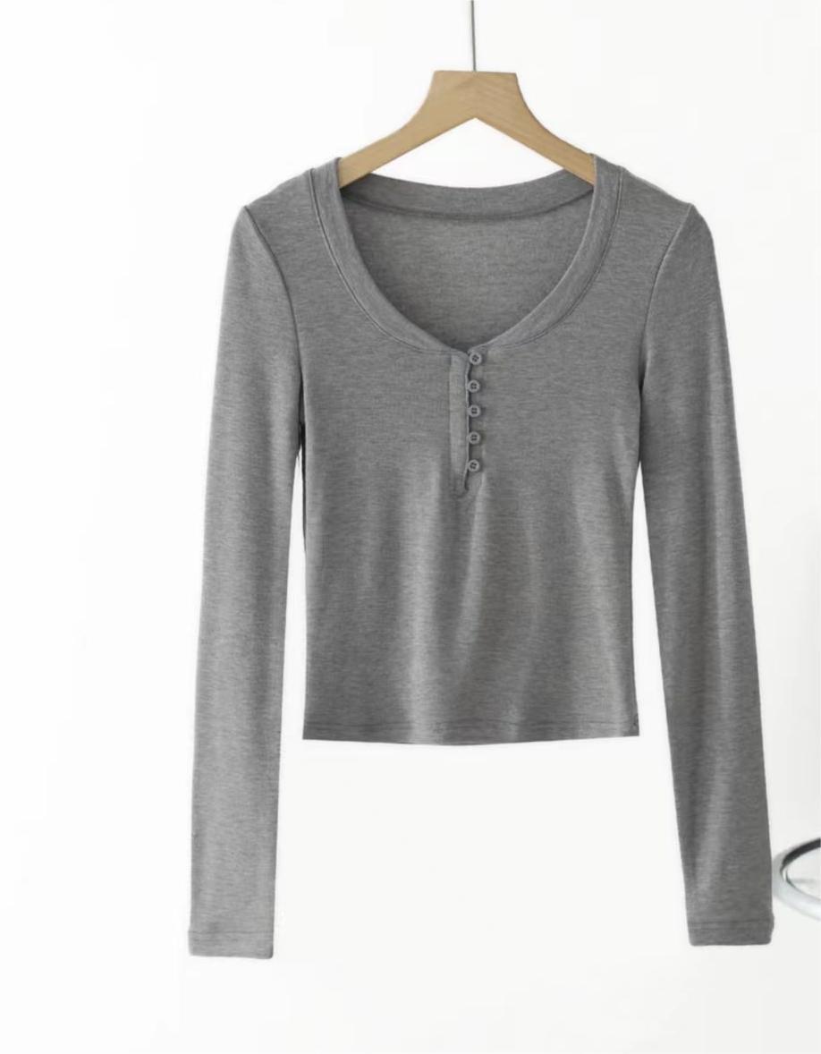 Slim-fit sexy slimming base top