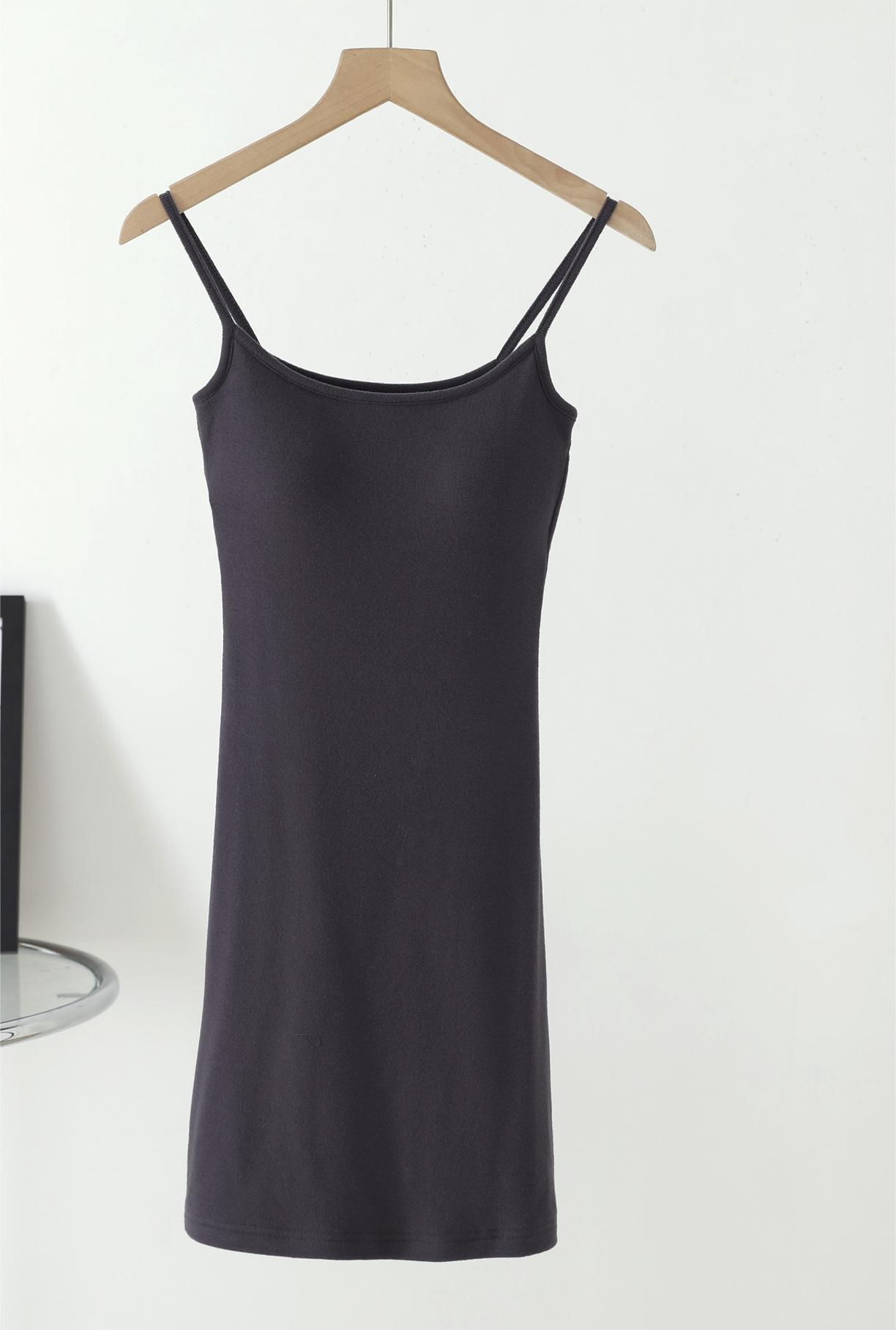 Halter dress with short base skirt