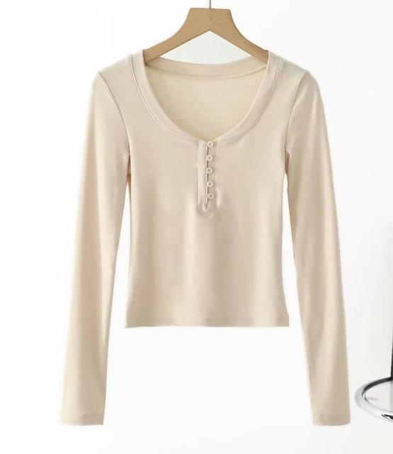 Slim-fit sexy slimming base top