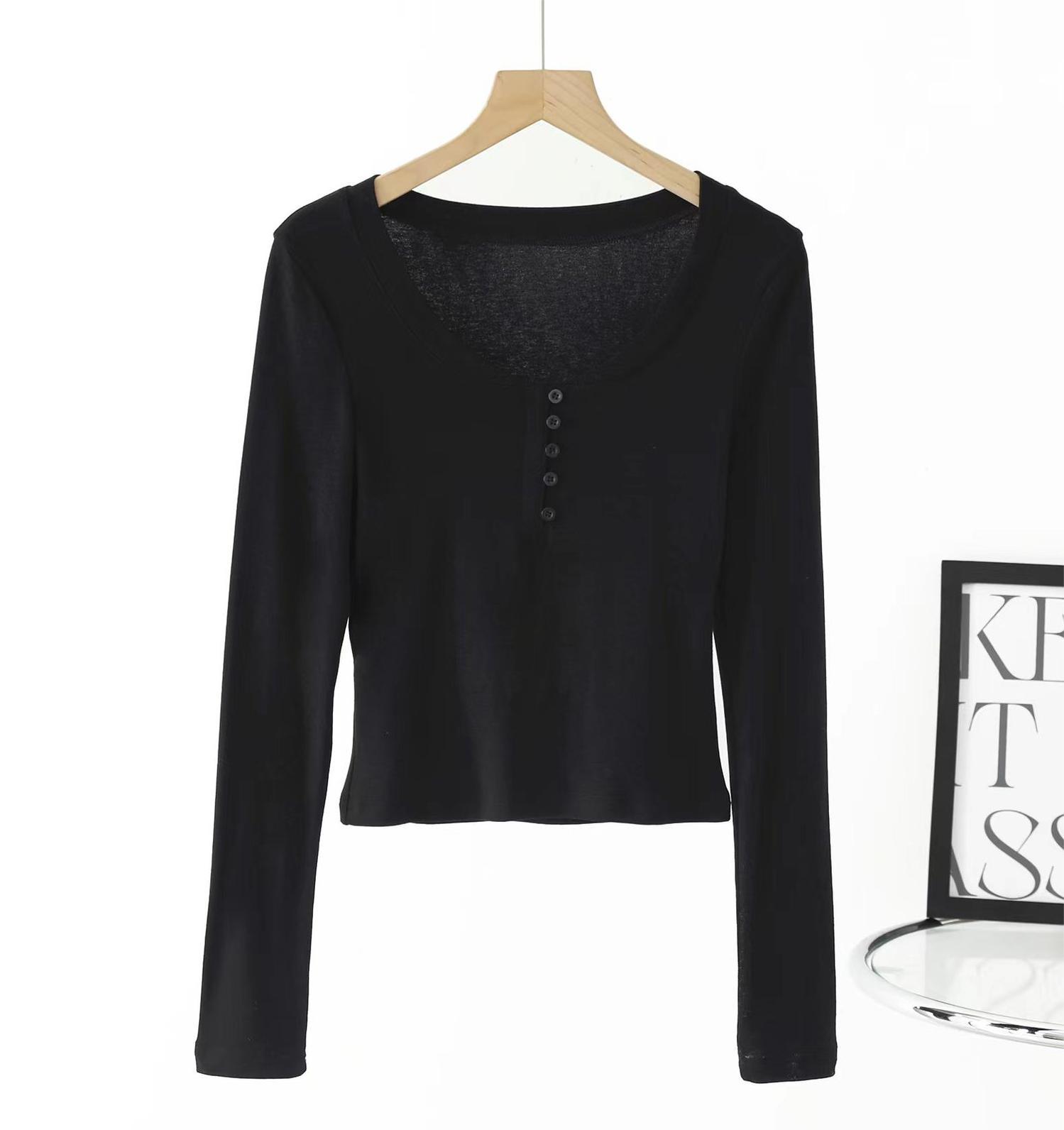 Slim-fit sexy slimming base top