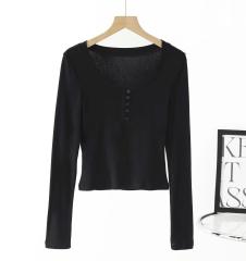 Slim-fit sexy slimming base top