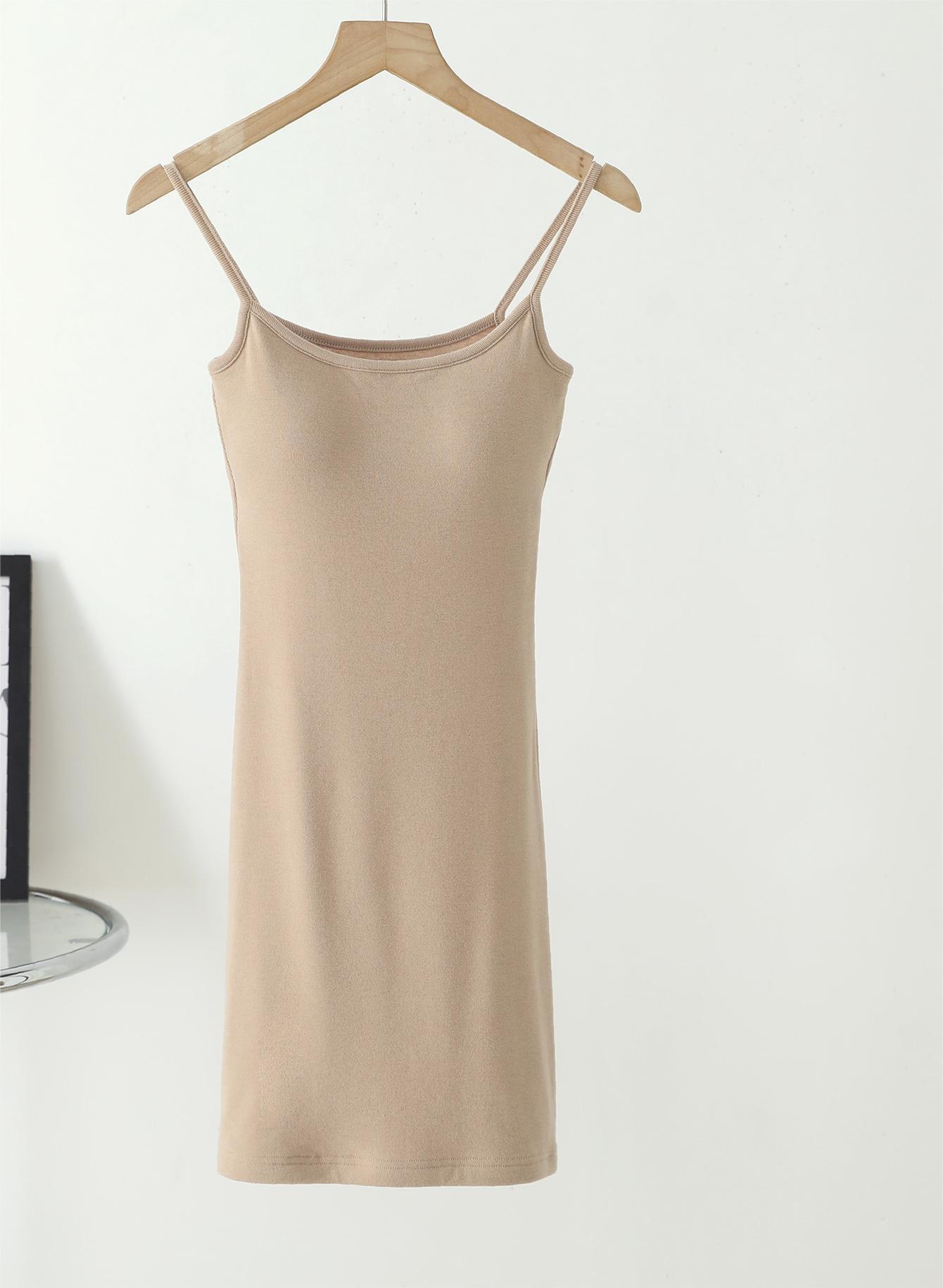 Halter dress with short base skirt
