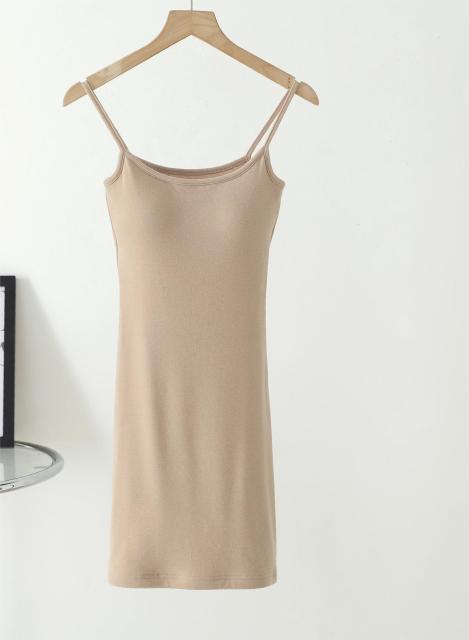 Halter dress with short base skirt