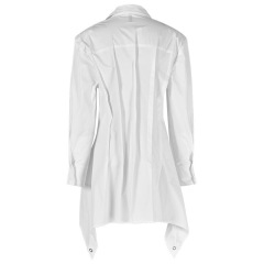 White blouse pressed thin blouse woman