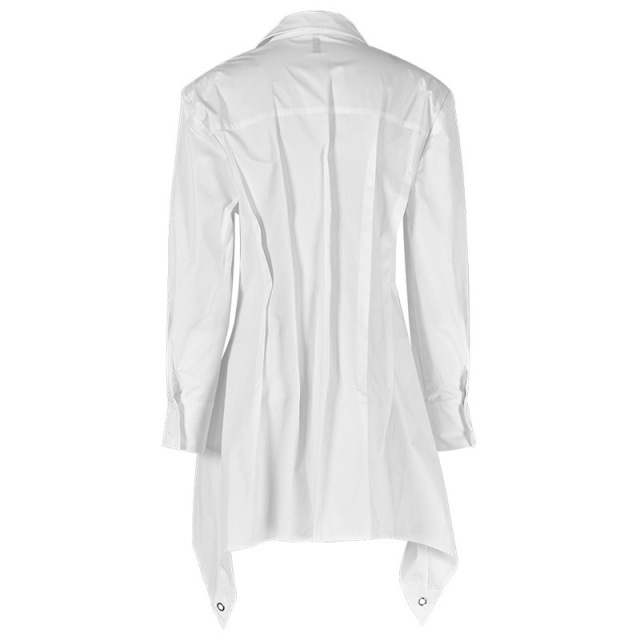White blouse pressed thin blouse woman