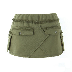Vintage cargo butt skirt