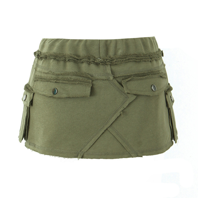 Vintage cargo butt skirt