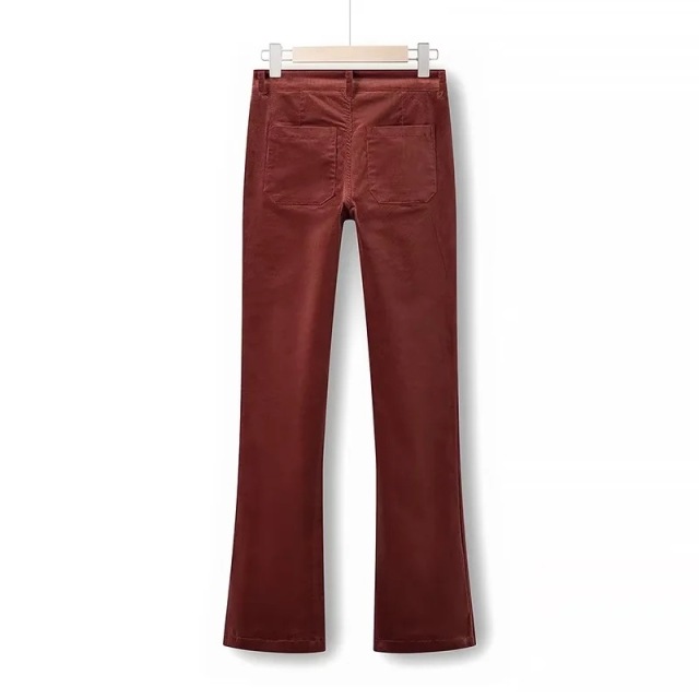 Vintage Maillard wears bell-bottom pants