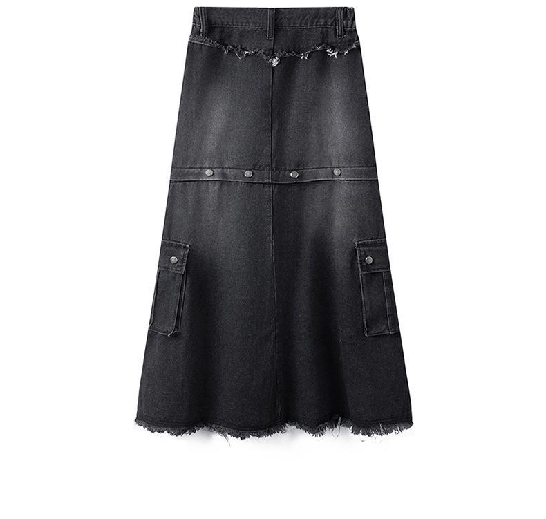Vintage cargo denim dress