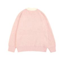 Dopamine vintage cartoon couple crew-neck knitwear