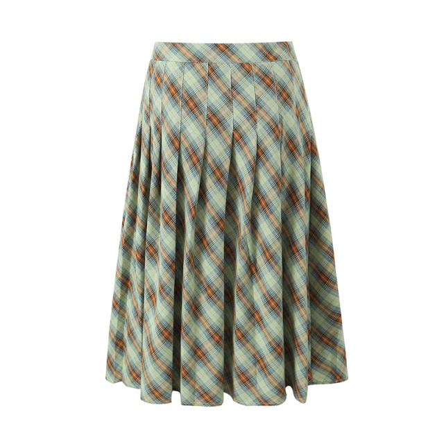 Vintage low-waisted midriff skirt