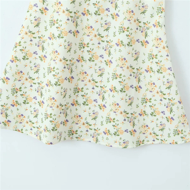 Sweet lace square neck dress