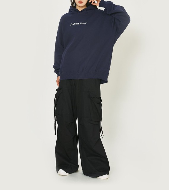 Reflective printed autumn/winter hoodie top