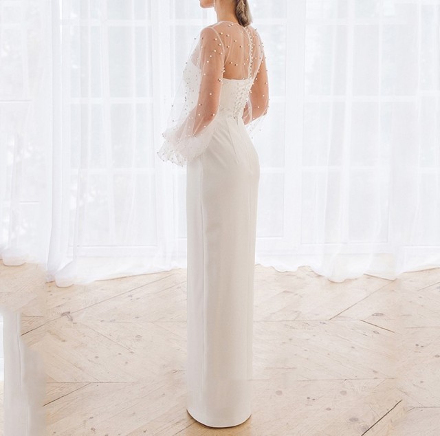 Sexy lace strapless dress
