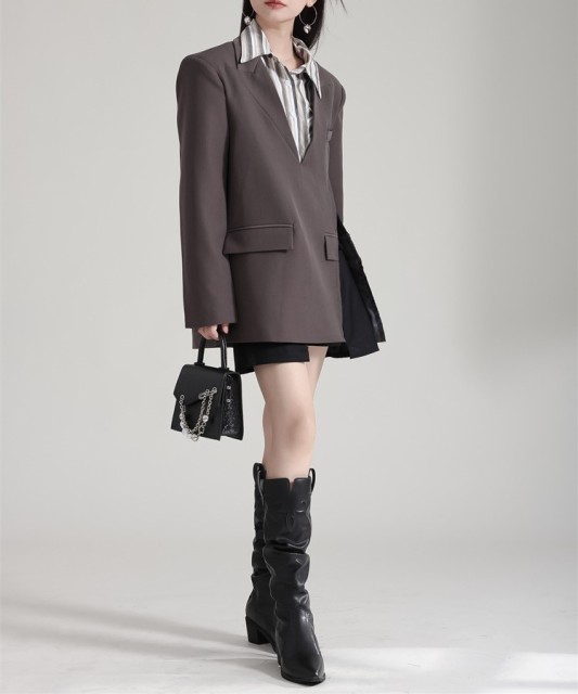 Fashionable retro suit jacket