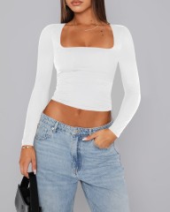 Y2K Spicy Girl Top U-neck Bottom