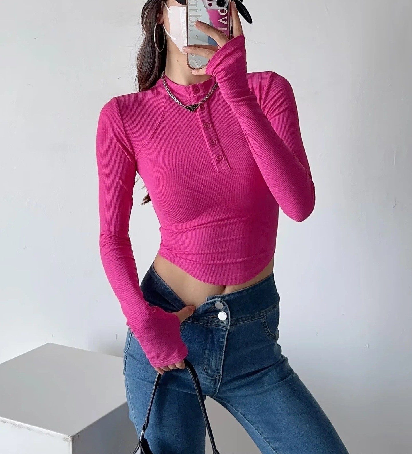 Long sleeved T-shirt base top