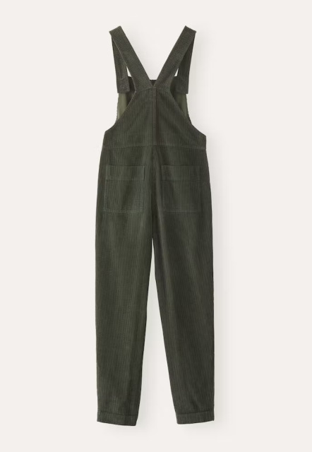 Corduroy casual shoulder pants
