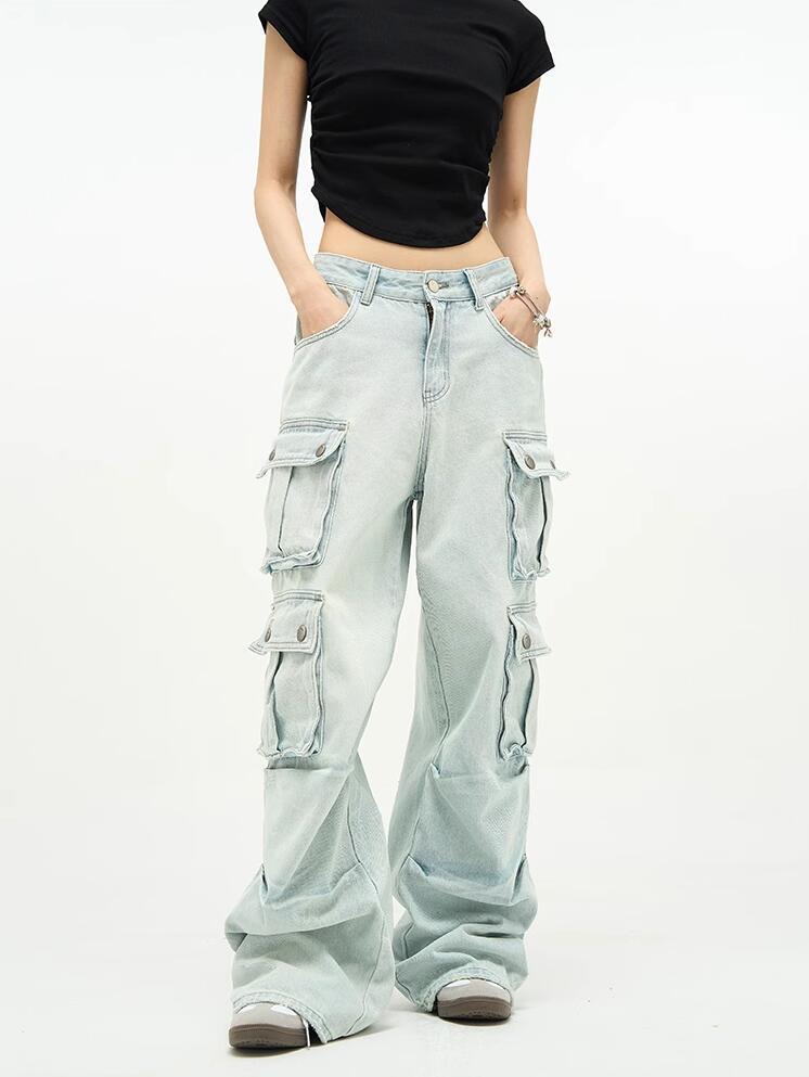 Multi pocket workwear pants