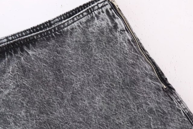 Old denim skirt for women