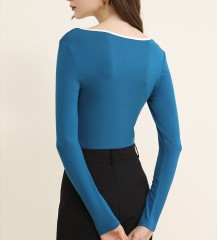 Underlay hollowed out base shirt