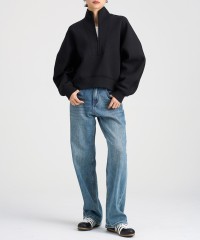 Warm and thickened top for women