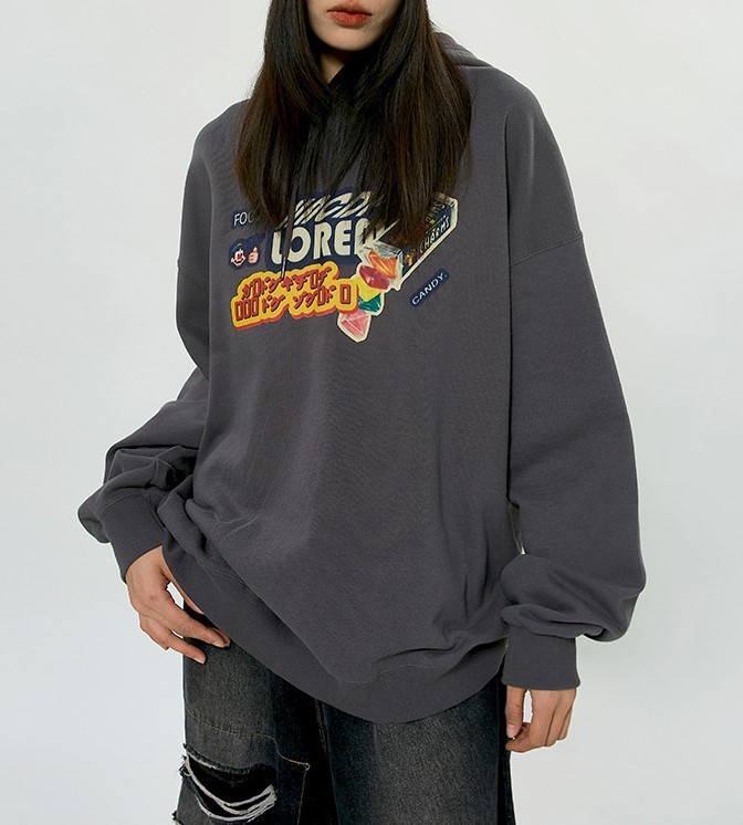 Retro couple hoodie