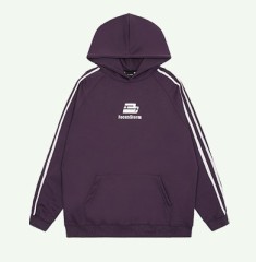 Couple hooded long sleeved knitted hoodie