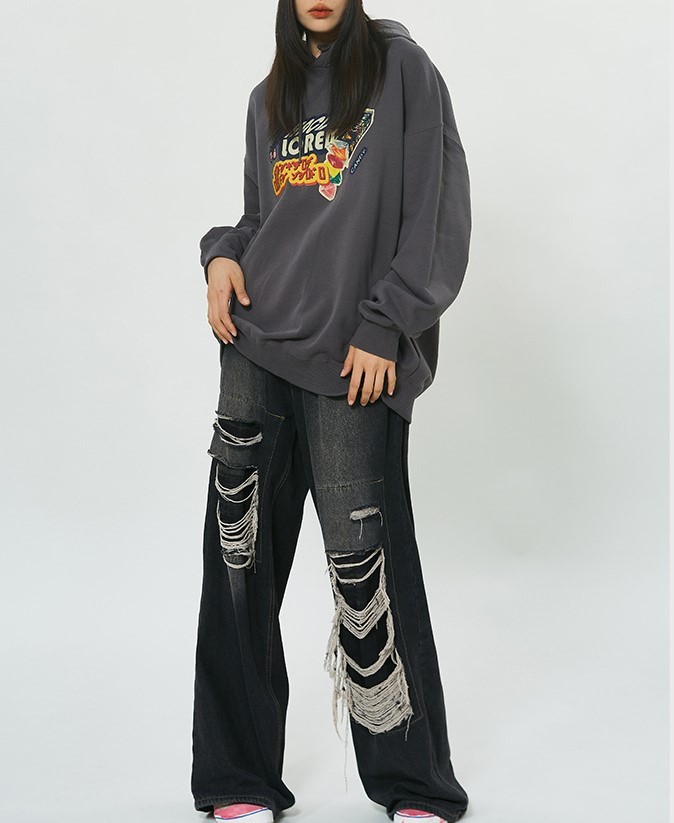 Retro couple hoodie