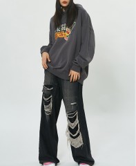 Retro couple hoodie