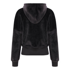Golden velvet hoodie